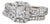 1.20ctw Leo Diamond Halo Engagement Ring Contoured Wedding Band 14k White Gold, Size 6 For Sale