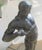 Burnt Umber Massive Bronze Gladiator by Baucke Sculpture Signed and Dated 1910 36" Tall For Sale - Image 8 of 14