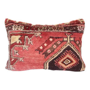 Turkish Hand Knotted Rug Cushion