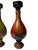 American 1970s Vintage Frances Poole "Poole People" Hand-Painted Folk Art Wooden Baluster Wall Hanging - A Pair For Sale - Image 3 of 7