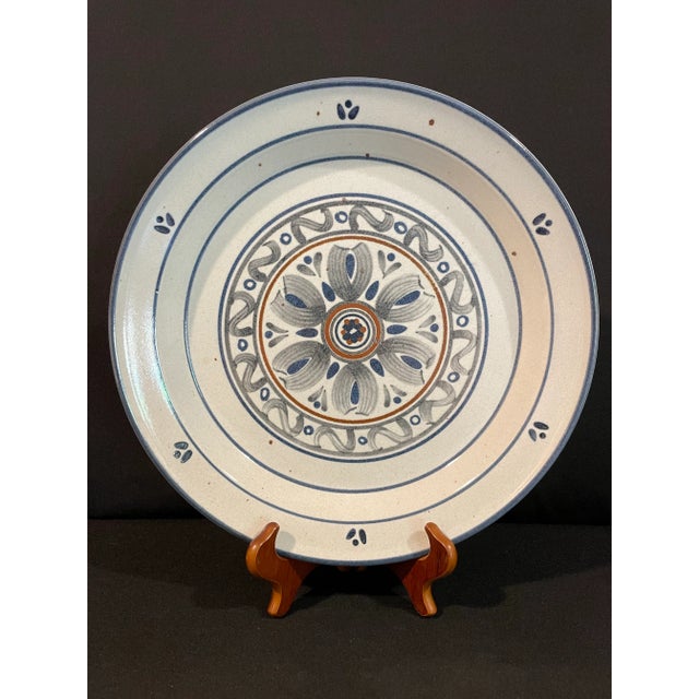 Ceramic Late 20th Century Stoneware Platter in the Sonora Native Land Pattern by Mikasa For Sale - Image 7 of 8