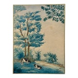 Antique 1920’s French Provincial Pastoral Watercolor For Sale