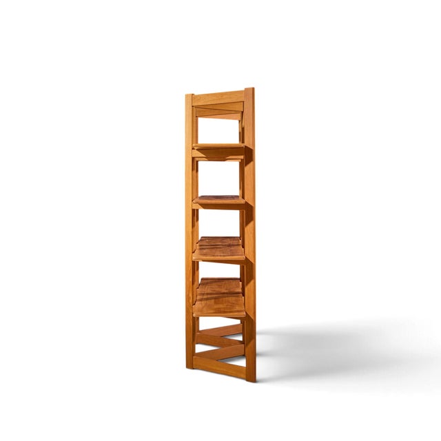 Mid 20th Century Kurt Østervig Style Mid Century Teak Bookshelf Room Divider For Sale - Image 5 of 9