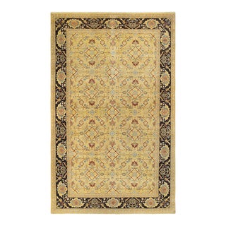 Eclectic Collection Hand-Knotted Area Rug - Green 10' 2" x 15' 10" For Sale