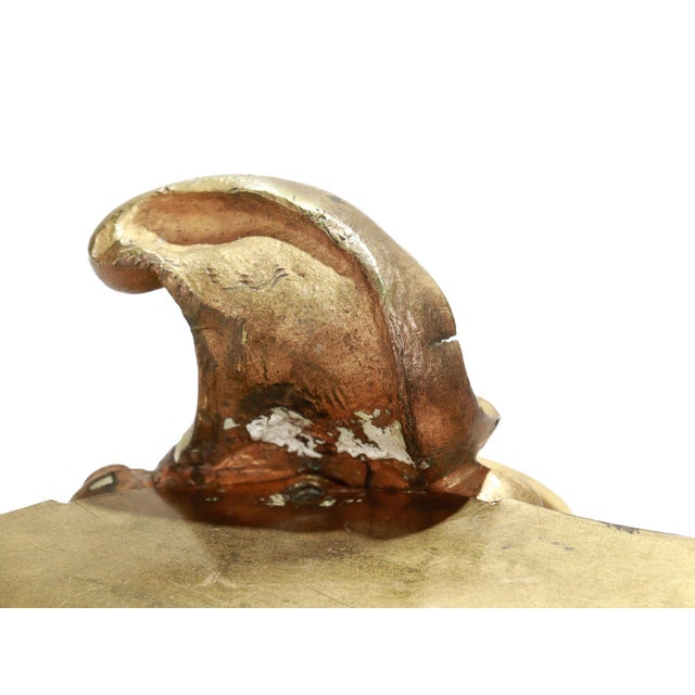 Large Antique French Gilt Bronze & Champlevé Enamel Mirrored Plateau or Tray For Sale - Image 18 of 18