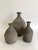 Late 20th Century Rustic Handcrafted Gray Pottery Vase For Sale - Image 5 of 5