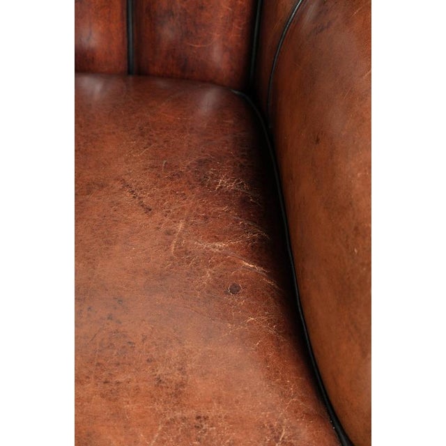 Club Chair in Sheepskin Leather For Sale - Image 9 of 15