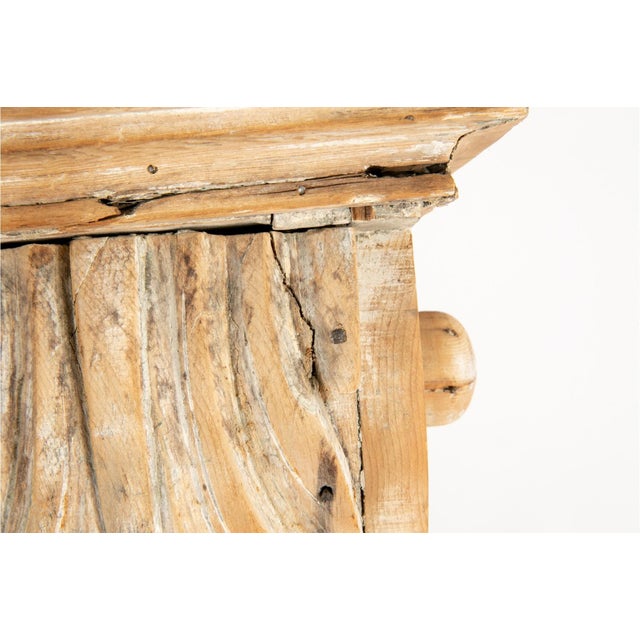 Antique Architectural Hand-Carved Classical Revival Style Corbel For Sale In New York - Image 6 of 13