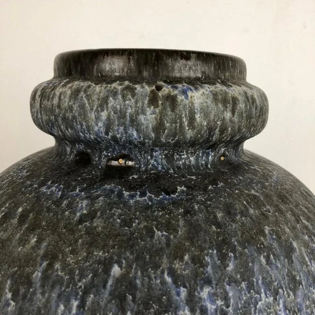 1970s Large Pottery Fat Lava Multicolor 286-42 Vase Made from Scheurich, 1970s For Sale - Image 5 of 14