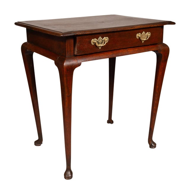 Mid 18th Century George III Oak Side Table For Sale - Image 5 of 11
