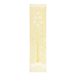 Schumacher Kayon Sisal Panel in Soft Yellow For Sale