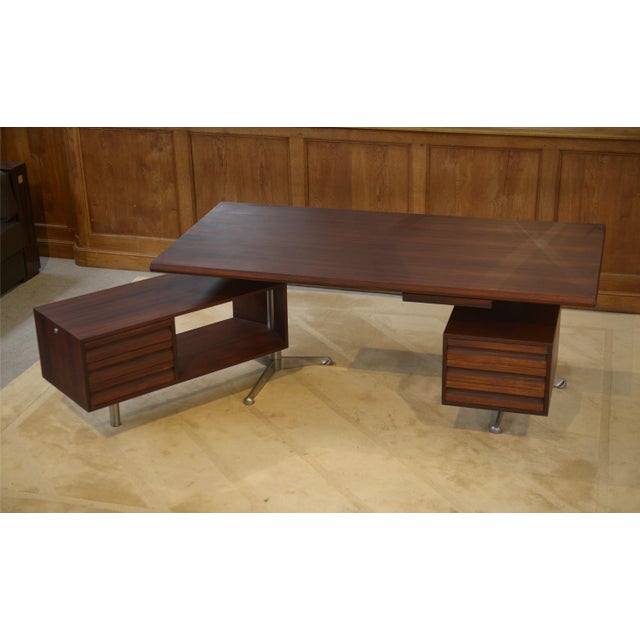 Modèle T95 Desk by Osvaldo Borsani for Tecno, 1960s For Sale - Image 14 of 17