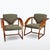 A stylish pair of armchairs from the 1980s, originating from Hungary, featuring bentwood construction and striking new...