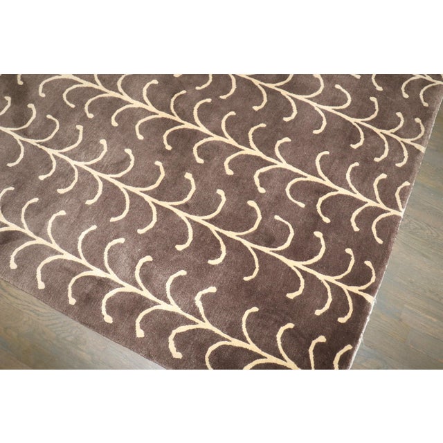 Oversize Tibetan Vine Motif Rug no. j5179 For Sale - Image 9 of 13