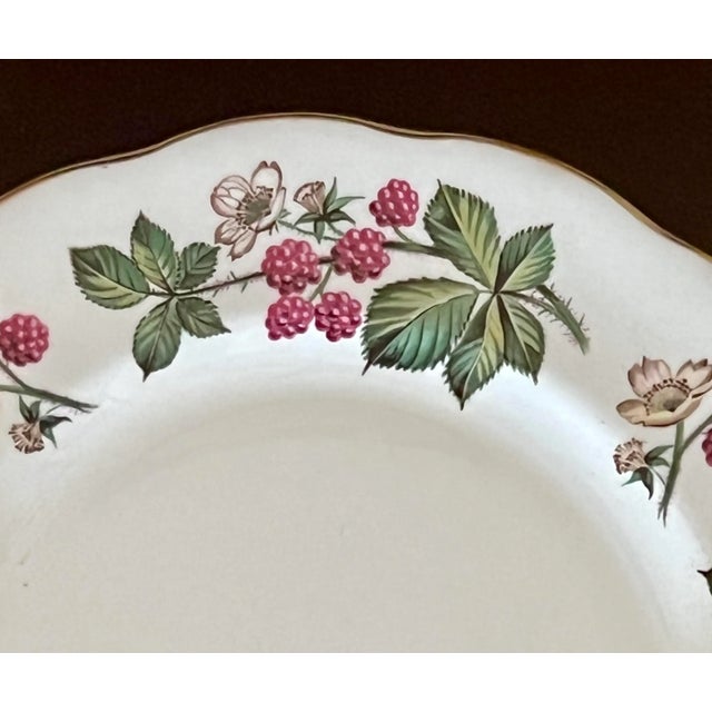 1980s 1980’s Brambledown Dessert Plates, Made in England- Set of 7 For Sale - Image 5 of 7