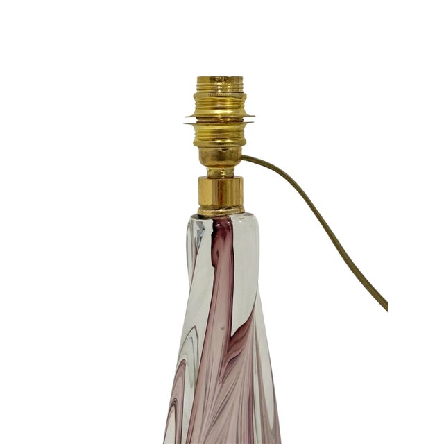 1940s Lamp from Val Saint Lambert, 1940s For Sale - Image 5 of 9