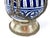 Blue Mid-Century Moroccan Hand Painted Cobalt Ceramic Decanter with Wire Filigree Detailing, 1950s For Sale - Image 8 of 14