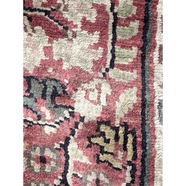 Small Vintage Chinese Silk Rug, 1980s For Sale - Image 9 of 14