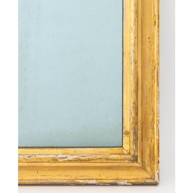 Modern Rectangular Giltwood Framed Mirror For Sale - Image 4 of 5