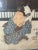 19th Century Antique Late 1840's Utagawa Kunimaro Japanese Woodblock Figural Edo Man Print For Sale - Image 5 of 12