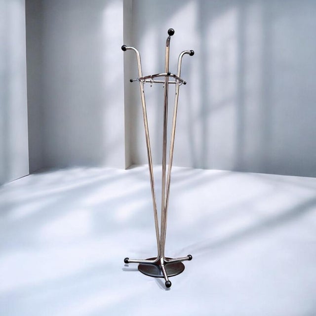 Mid-Century Bauhaus Tubax Coat Rack, Belgium 1950s For Sale - Image 7 of 10