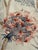 Zoffany pattern sold by Sanderson in Wallichi Faded in Madder/ Indigo color way. Linen fabric has a white background with...