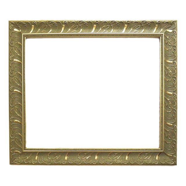 Gilt Wood Picture Frame Fits 20" X 24" Rabbet Opening For Sale