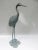 Bronze & Green Patinated Crane Sculptures, 1970s, Set of 2 For Sale - Image 9 of 18
