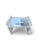 Mid-Century Modern Attributed to Charles Hollis Jones Lucite 1970s Waterfall Swivel Bench or Ottoman For Sale - Image 3 of 17