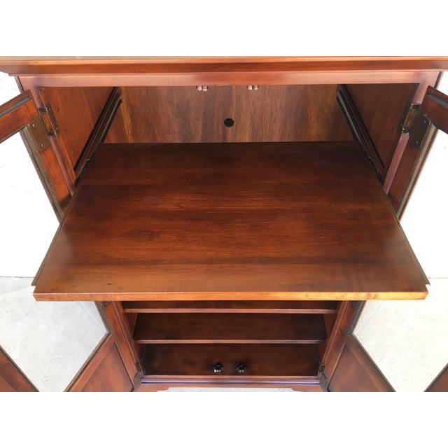 Statton Centennial Finish Solid Cherry Media Chairish