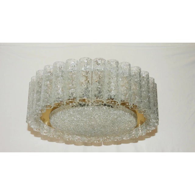 Mid-Century Flush Mount Chandelier from Doria Lichtenwerken For Sale - Image 12 of 12