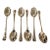 Set of 6 Silverplate Serving Spoons For Sale