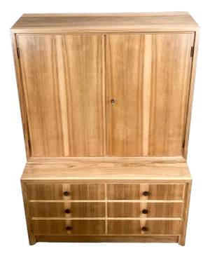 Chest of Drawers in Walnut from WK Möbel, 1960s, Set of 2