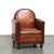 Art Deco Club Chair in Cognac-Colored Leather For Sale - Image 17 of 17