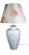 Pair of great Italian lights 20th century in ceramic with modern Italian lampshades h 103 x 59 x 100 cm good conditions....