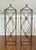 Neoclassical 20th Century Wrought Iron Square Garden Obelisks - Set of 2 For Sale - Image 3 of 12