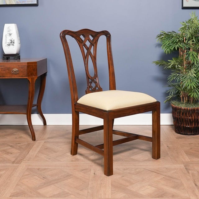 Niagara Furniture Country Chippendale Chairs - Set of 10 For Sale - Image 11 of 14