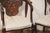 French French Style Antique Mahogany Armchair & Single Chair Mother of Pearl For Sale - Image 3 of 6
