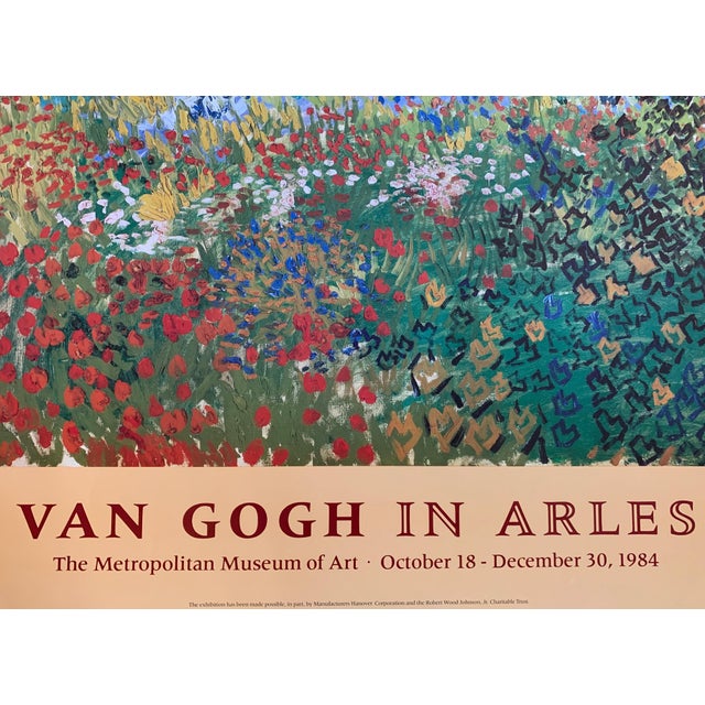 1980s Van Gogh in Arles Metropolitan Museum of Art Poster ...
