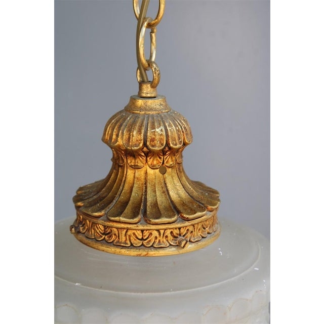 Lantern in Engraved Crystal and Brass, Italy, 1950s For Sale - Image 14 of 18