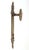 French style dummy door knob set made of bronze with an antique finish. The original mounting screws are not available....