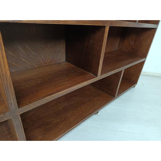 Art Deco Oak Shelf, 1920s For Sale - Image 9 of 18