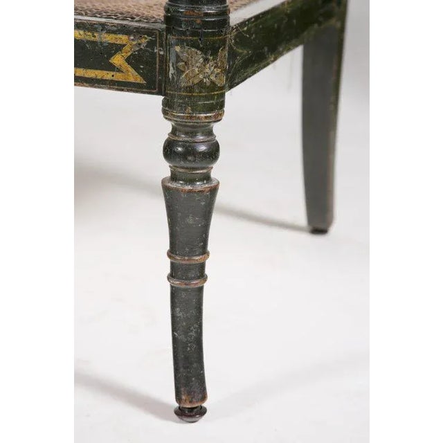 Circa 1810 Regency Period Painted Settee For Sale - Image 5 of 8