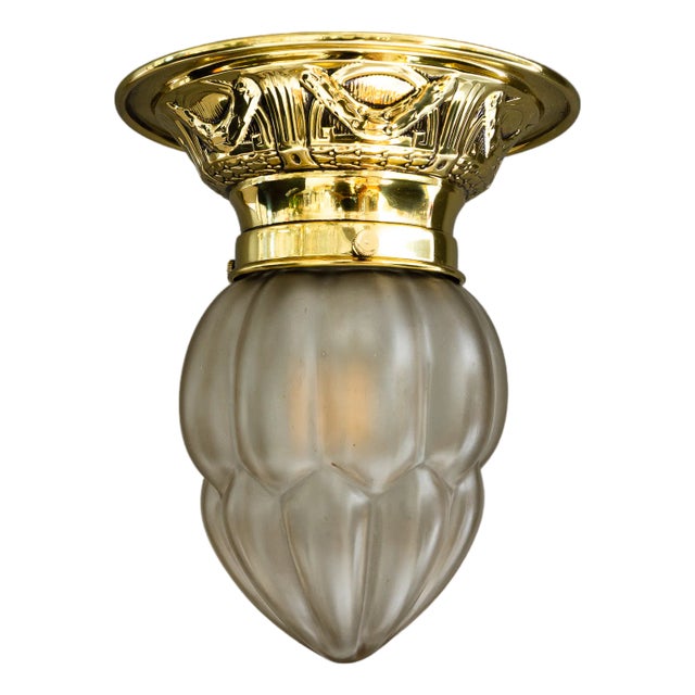 Art Deco Ceiling Lamp, Vienna, Austria, 1920s For Sale