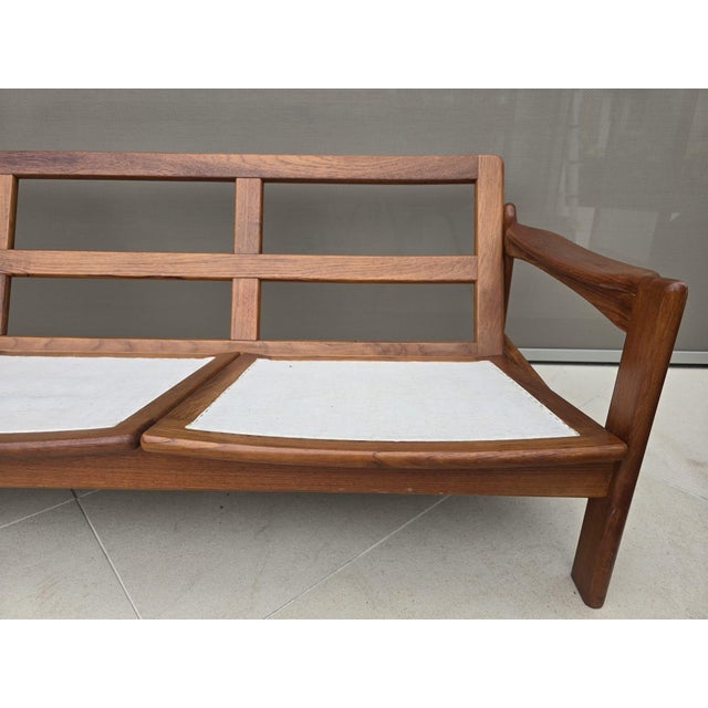 1960s Mid-Century Modern Danish Teak Three-Seater Sofa, 1960s For Sale - Image 5 of 6