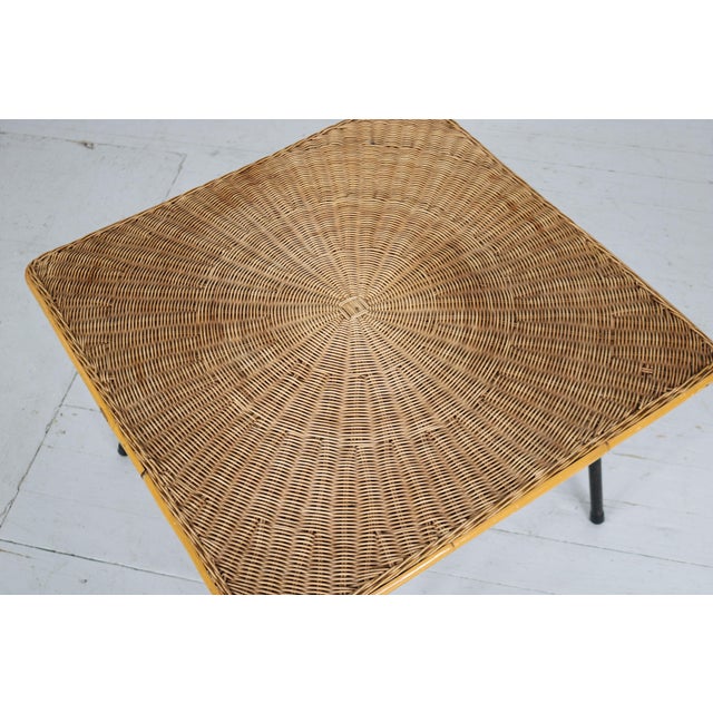 Wicker Square Coffee Table For Sale - Image 3 of 18