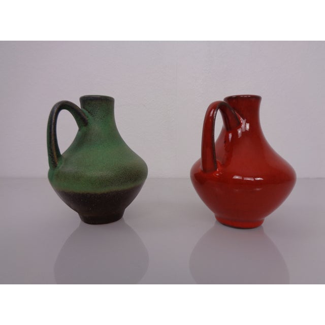 1960s Studio Ceramic Model 129/12 Vases by Fritz van Daalen, Germany, 1960s, Set of 2 For Sale - Image 5 of 15
