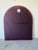 Large John Richard Hand-Carved Walnut Arched Wall Mirror With Ornate Garland Motif For Sale - Image 12 of 12