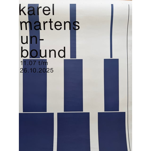 2020s Karel Martens – Unbound (2025),Exhibition Poster, Dutch Design, Printed in Netherlands For Sale - Image 5 of 9