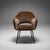 Eero Saarinen Model 71 Dining Chair in Deep Brown Mohair by Eero Saarinen for Knoll, 1960s For Sale - Image 4 of 13